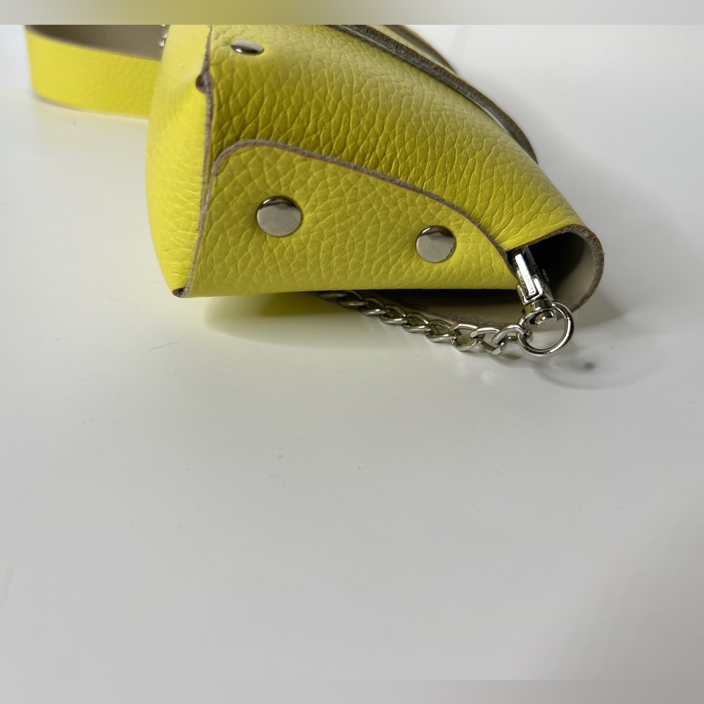 Leather green small crossbody bag - Picture 4 of 10